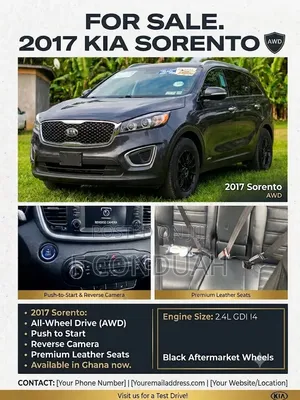 Kia Sorento 2.4L LX AWD 2017 Black