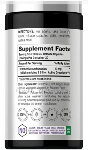 Probiotic 3 Billion CFUs | 90 Capsules