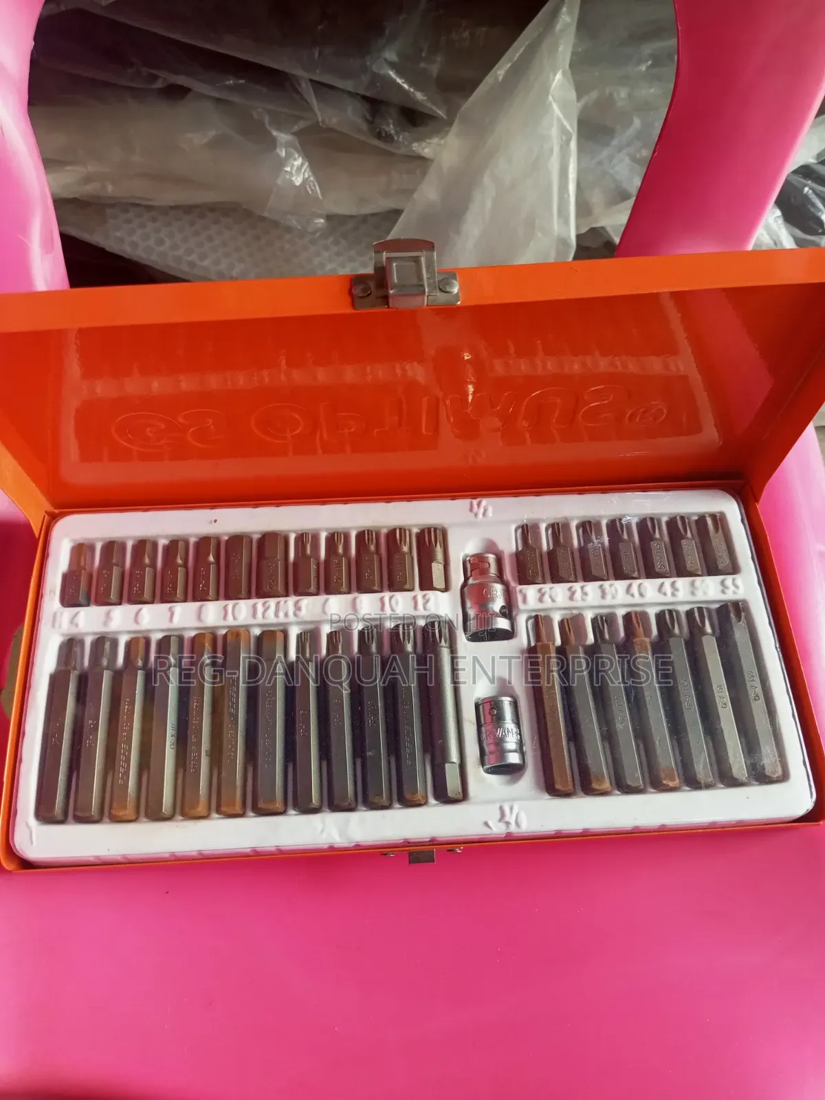 40pieces-3/8 1/2 Drive Allen Key,spline Torx Star Set