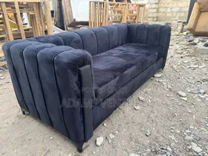 3in1 Blue and Black Sofas Chairs