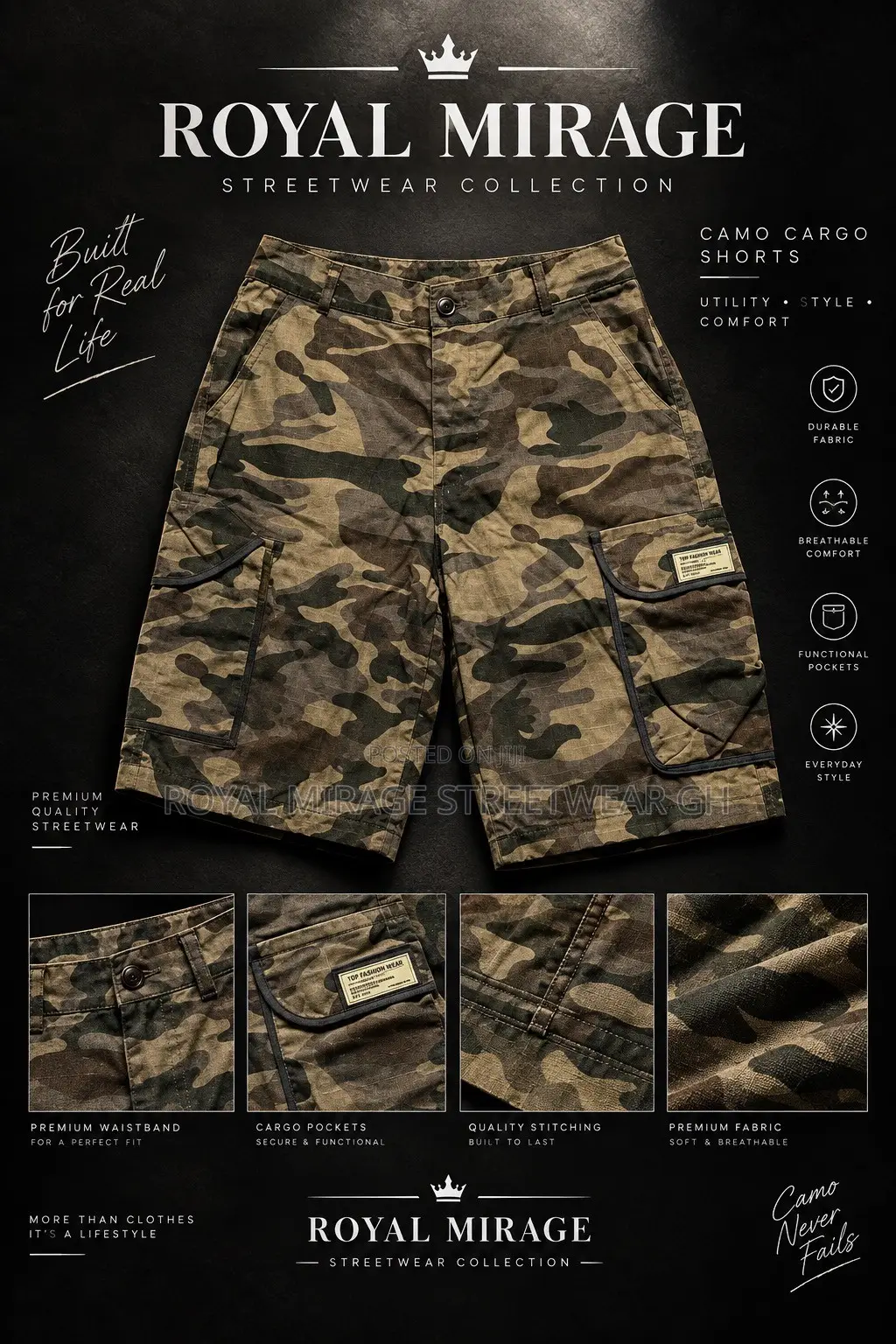 Brown and Digital Camo