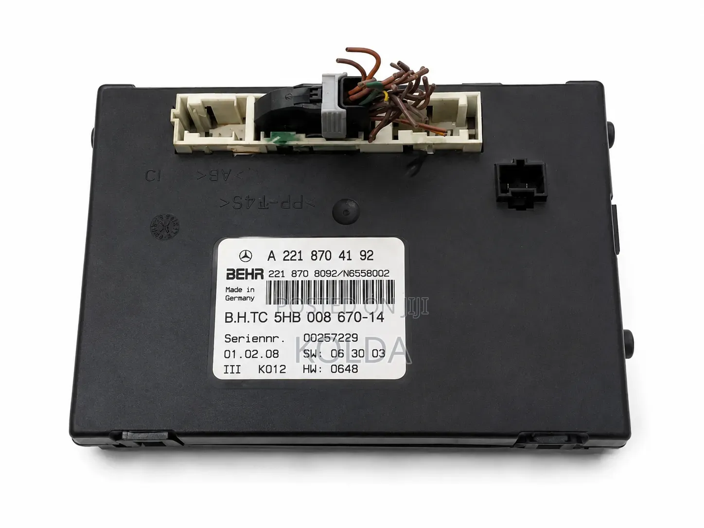 Mercedes-Benz W221 Climate Control Module a BEHR