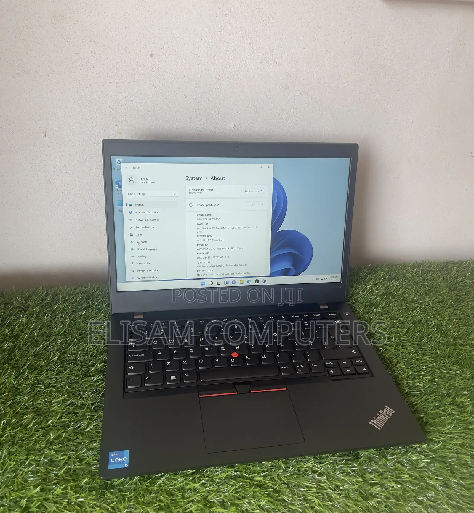 Laptop Lenovo ThinkPad L14 8GB Intel Core i5 SSD 256GB