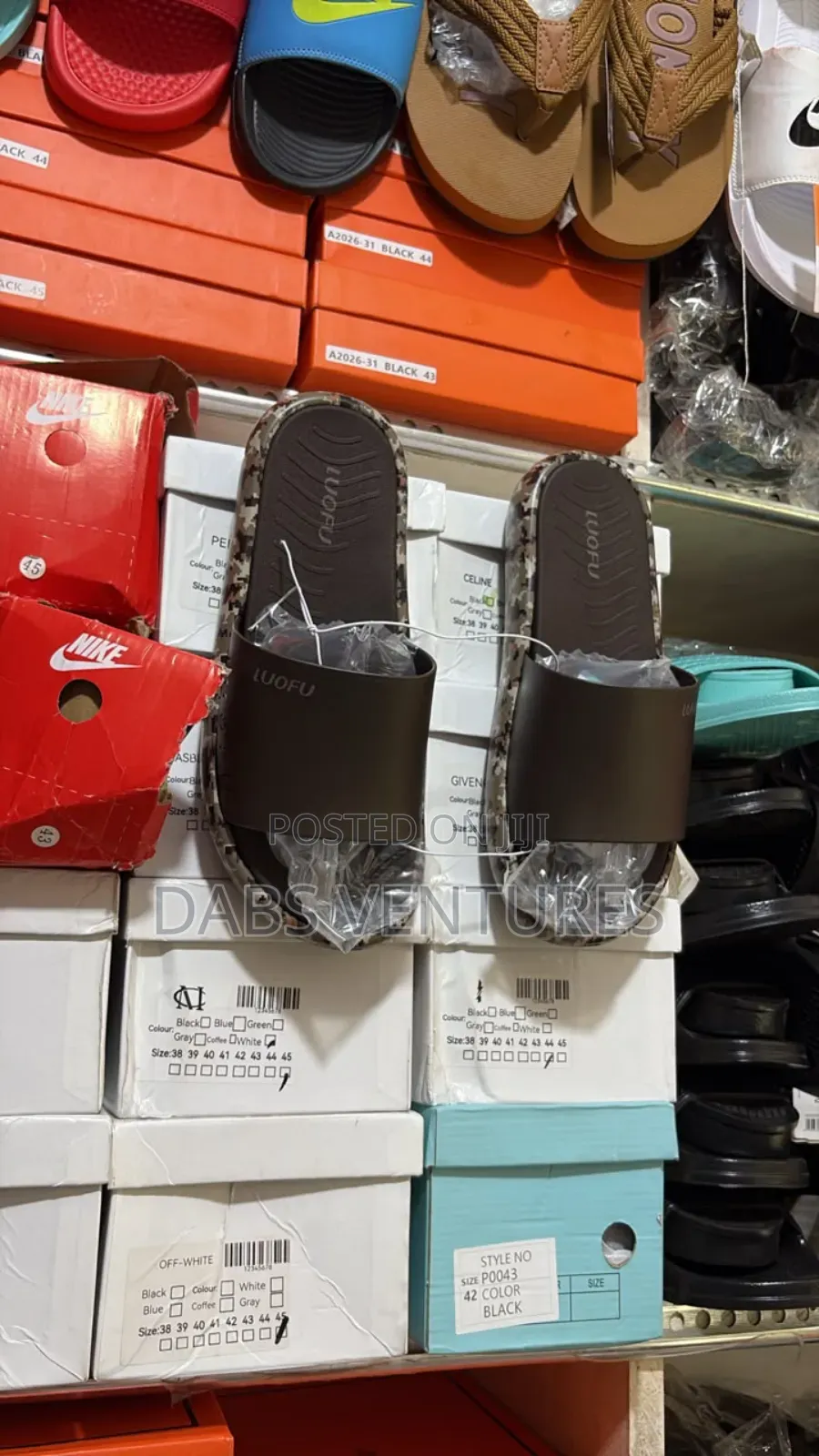 Luofu Soft Toe Men Lux Slide.Size 40-45