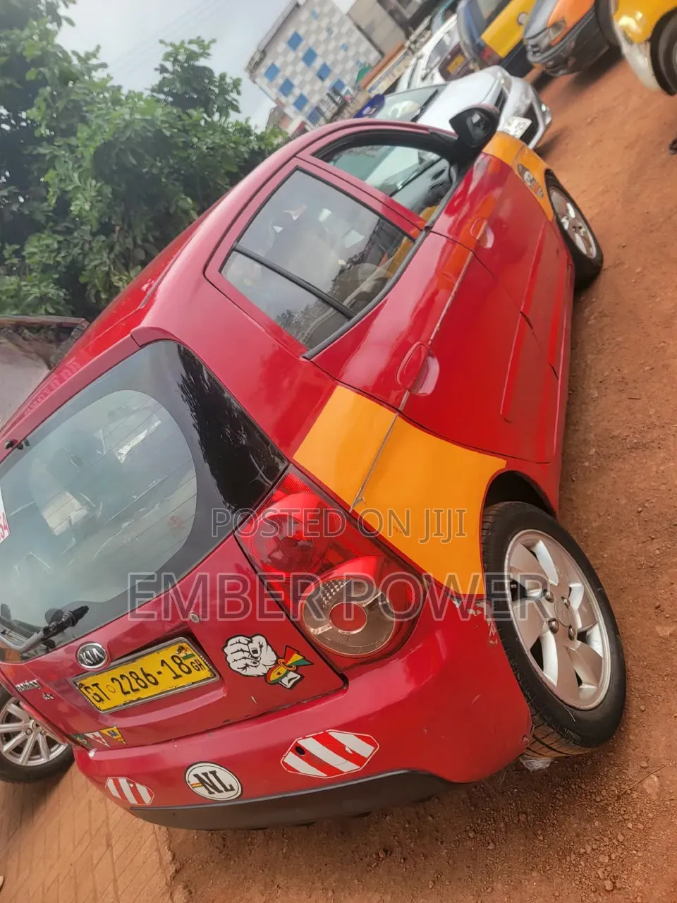 Kia Morning 2010 Red