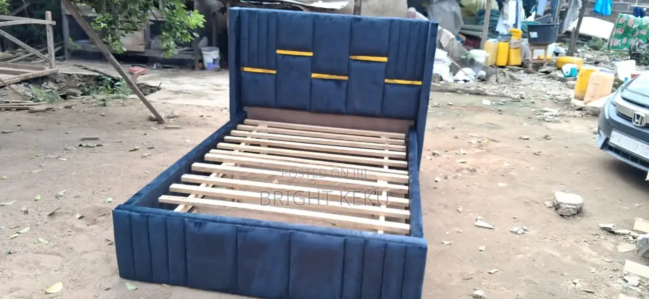 Dark Ash Quality Double Bed Frame Available