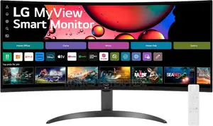LG - 34" WQHD 100Hz 5ms Smart Monitor