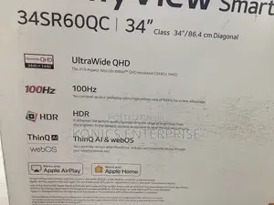 LG - 34" WQHD 100Hz 5ms Smart Monitor