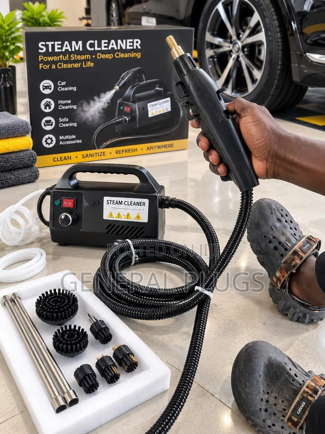 Original Powerful Deep Cleaning High Temperature Car Steam Cleaner