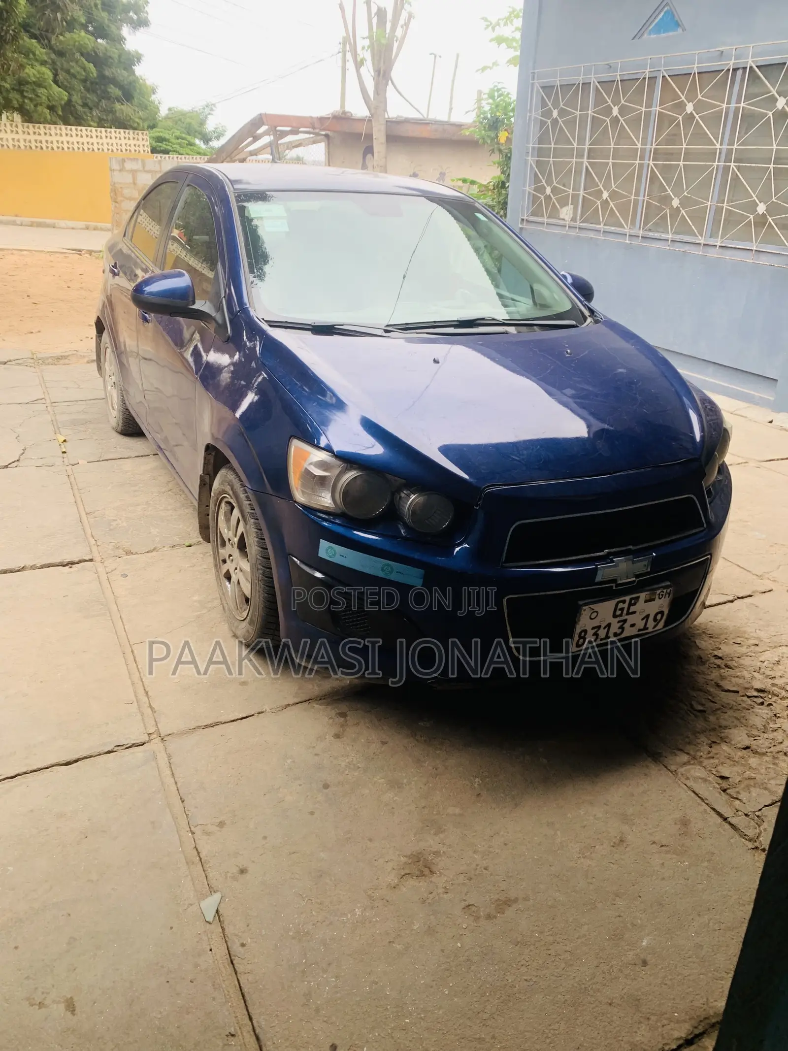 Chevrolet Sonic 2012 Blue