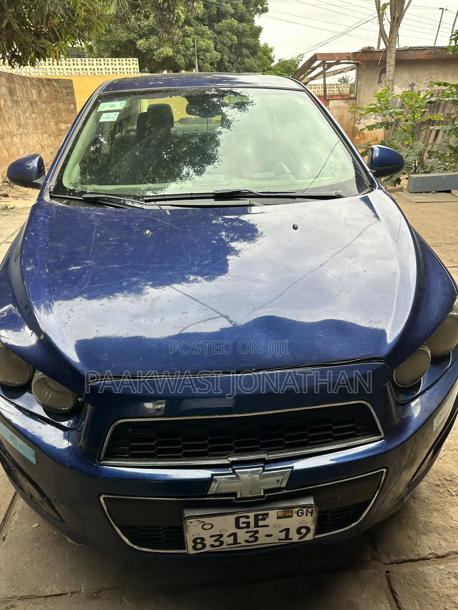 Chevrolet Sonic 2012 Blue