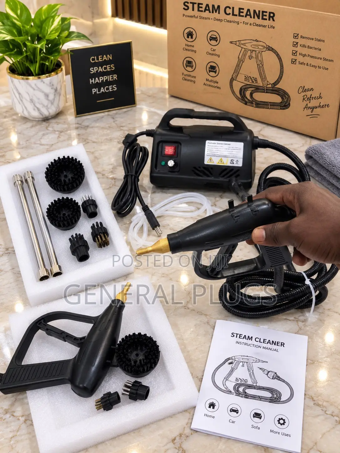 Luxury Handled Original Deep Steam Cleaner for Cars ,AC Units More