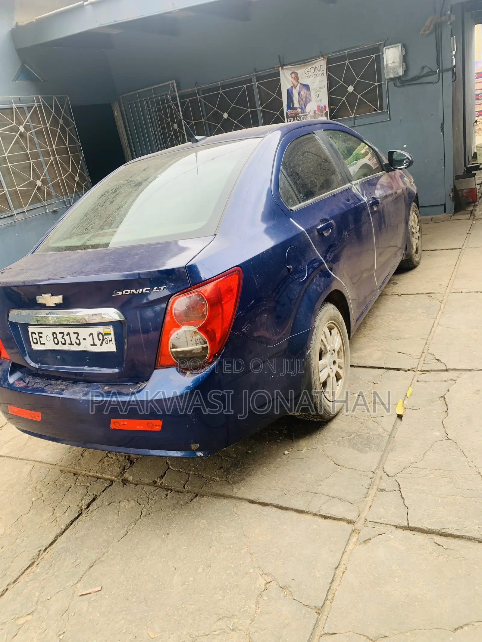 Chevrolet Sonic 2012 Blue