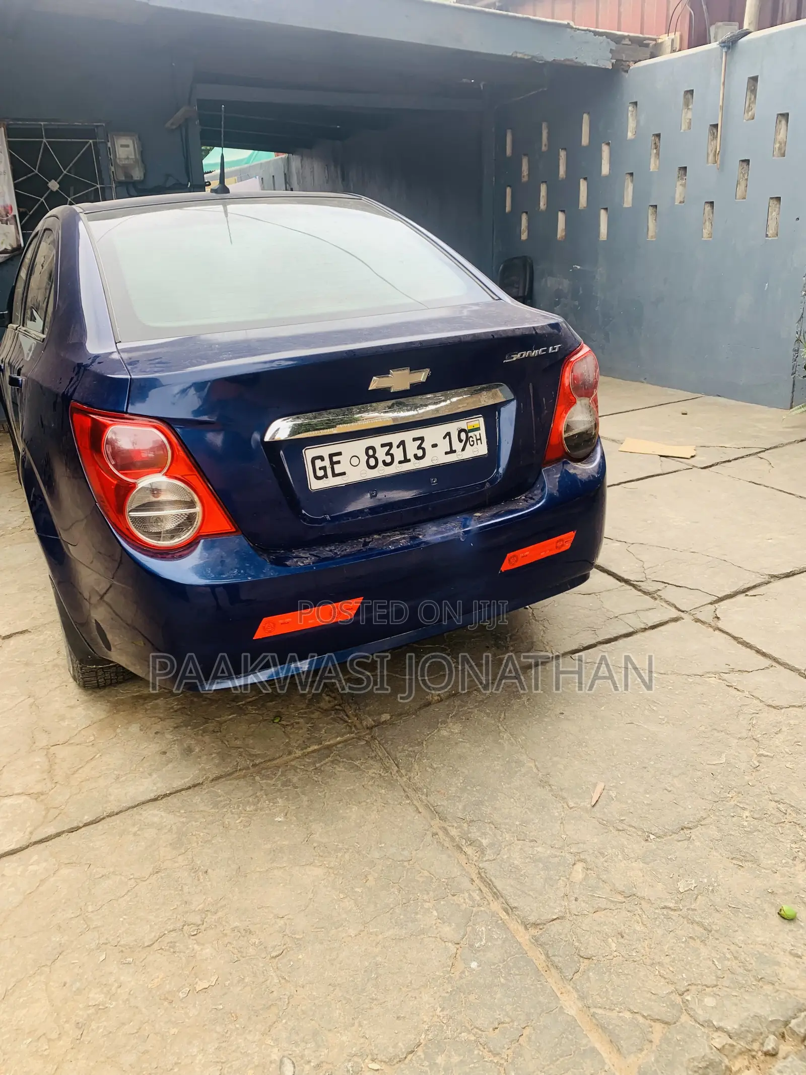 Chevrolet Sonic 2012 Blue