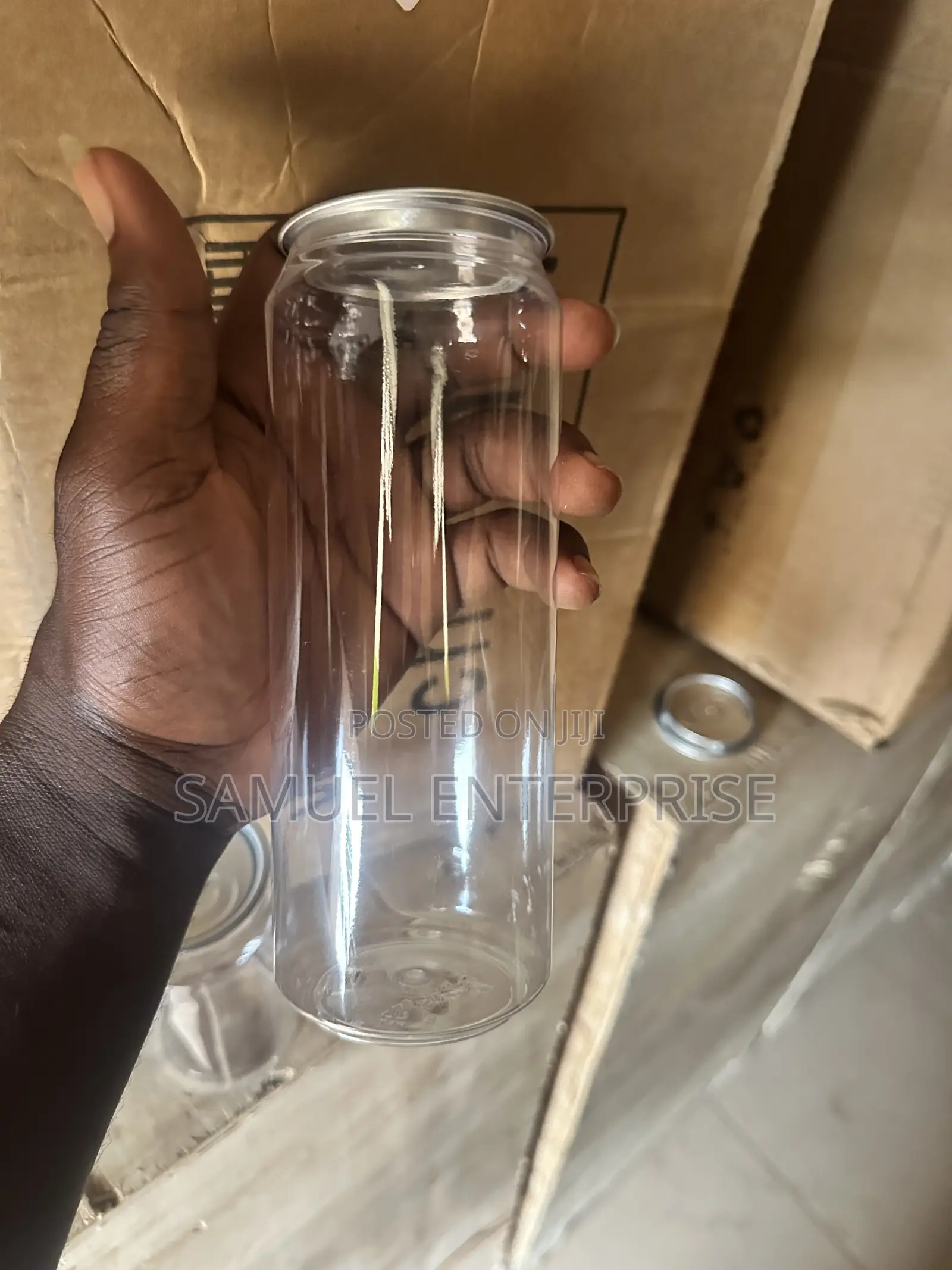 Can Bottle and Lids (Pet)