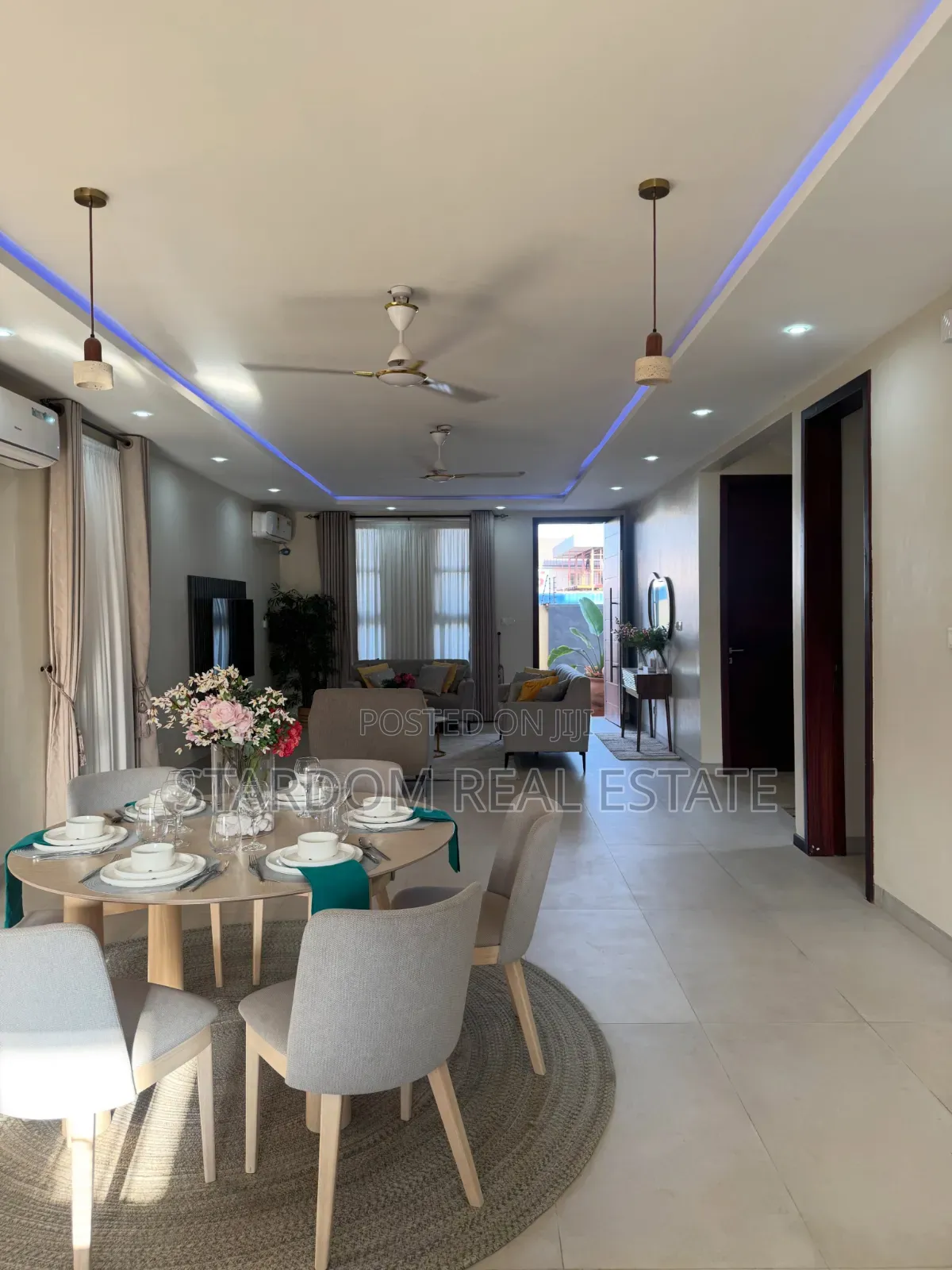 Furnished 4bdrm Duplex in Adenta, Barrier for rent