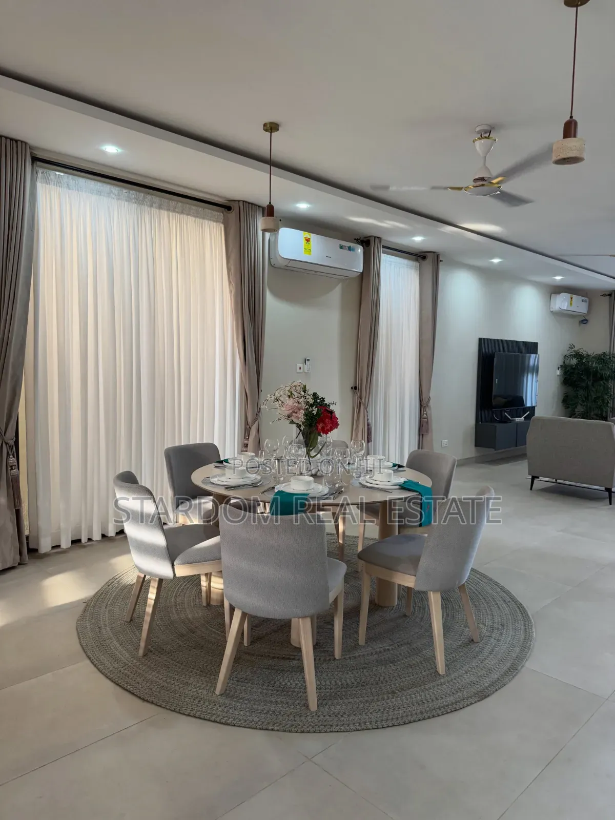 Furnished 4bdrm Duplex in Adenta, Barrier for rent