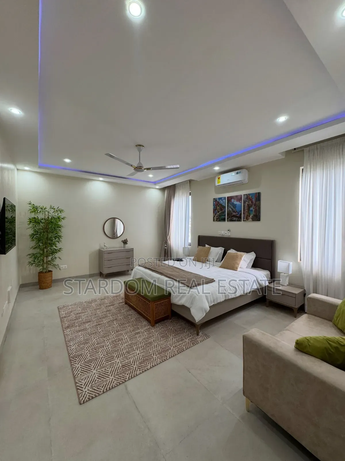 Furnished 4bdrm Duplex in Adenta, Barrier for rent