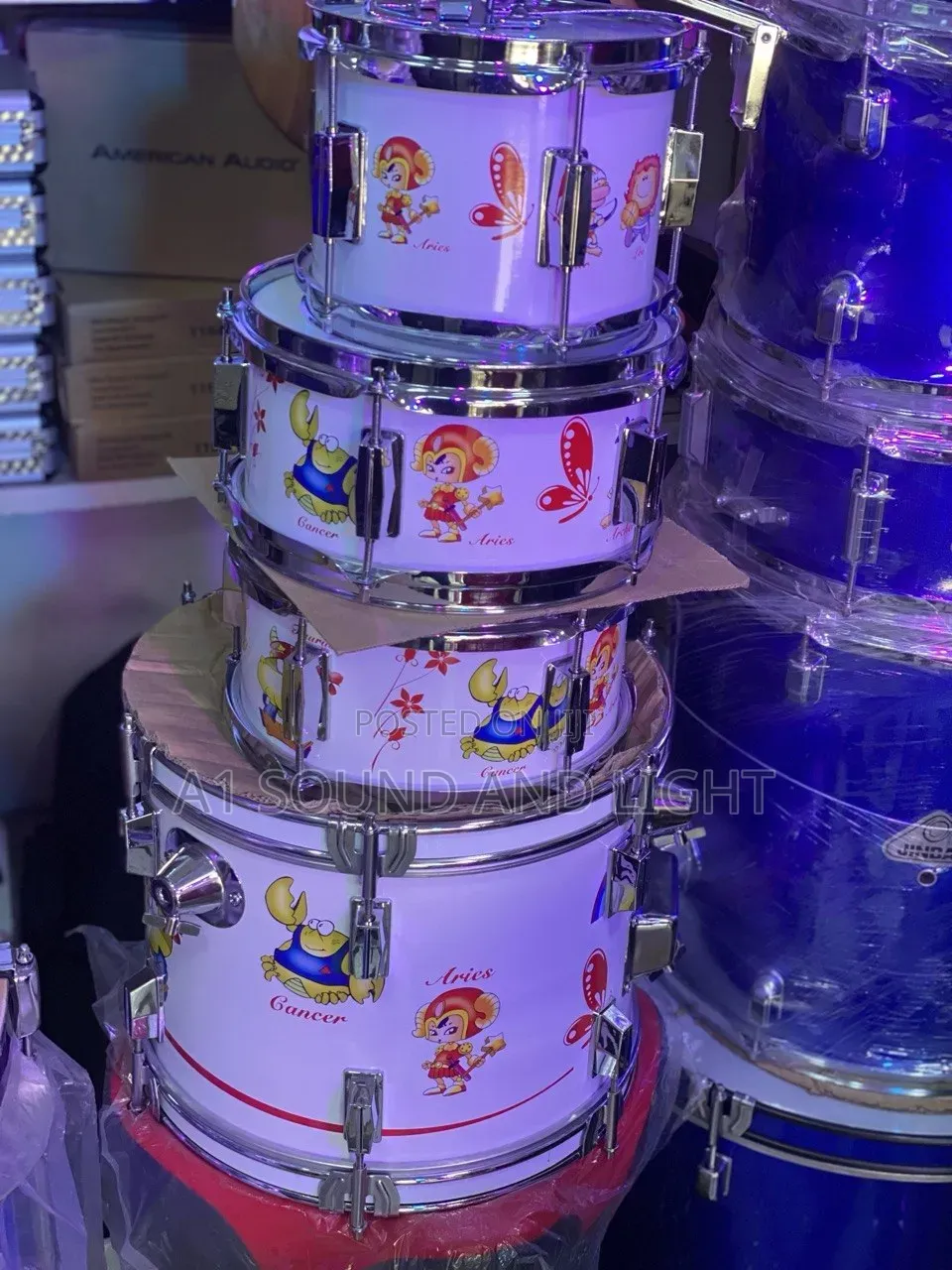 Complete 5pcs Drum Set for Kids