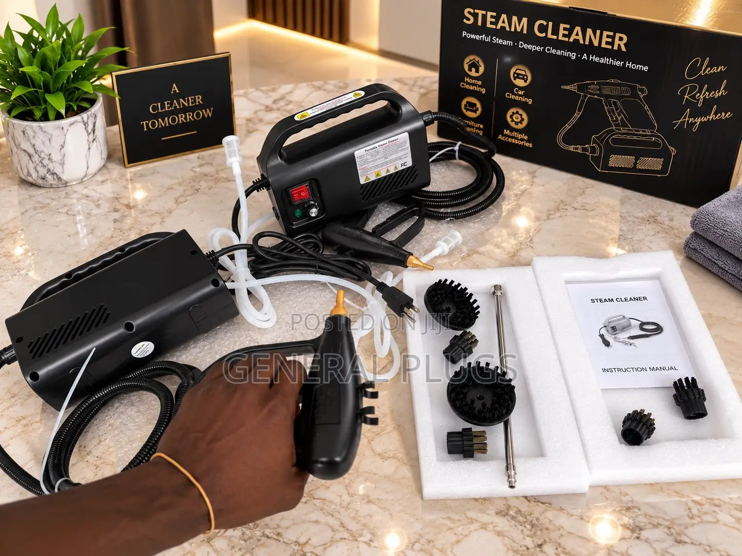 Luxury Handled Original Deep Steam Cleaner for Cars ,AC Units More