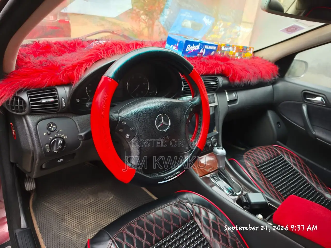 Mercedes-Benz C200 2006 Burgundy