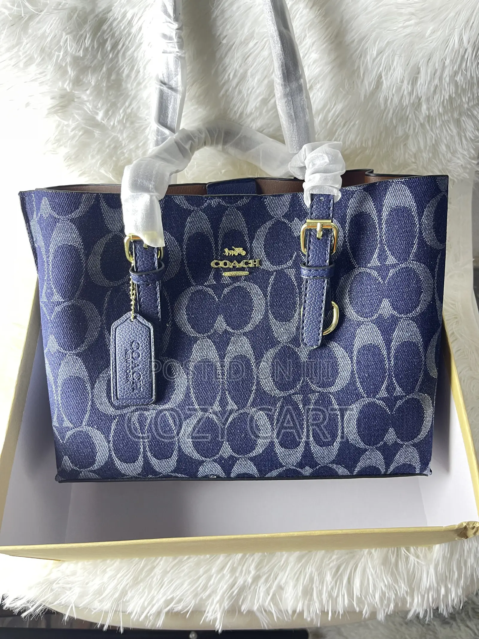 Coach Bag With Teddy Bear Charm