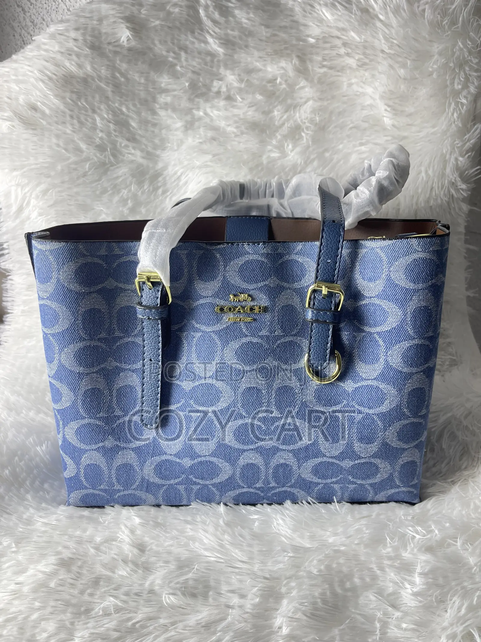 Coach Bag With Teddy Bear Charm