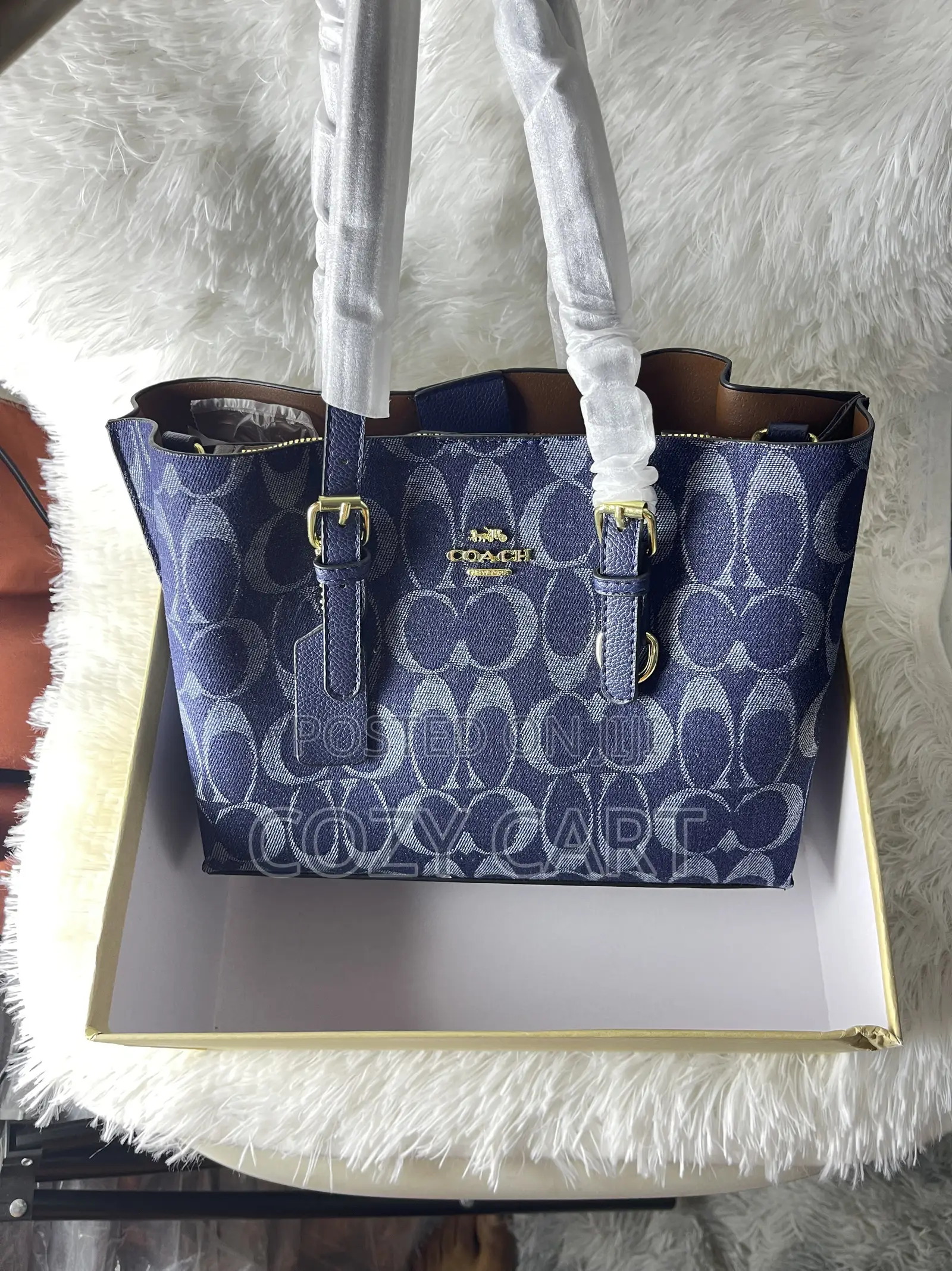 Coach Bag With Teddy Bear Charm