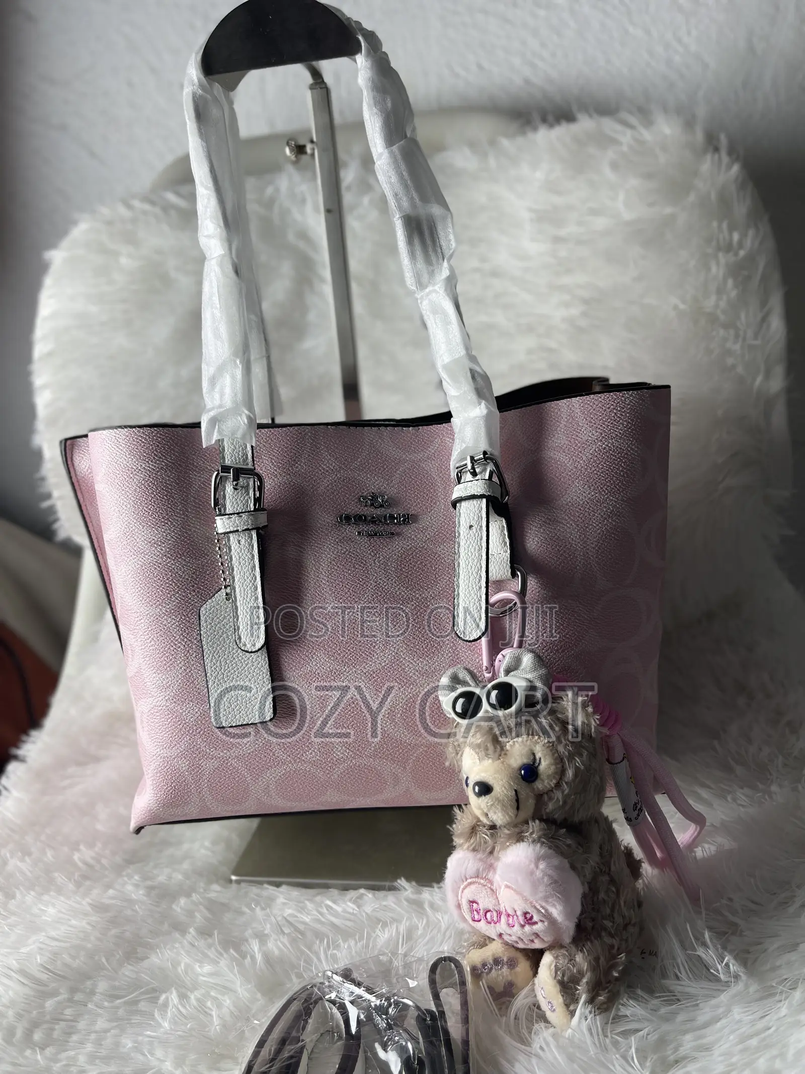 Coach Bag With Teddy Bear Charm