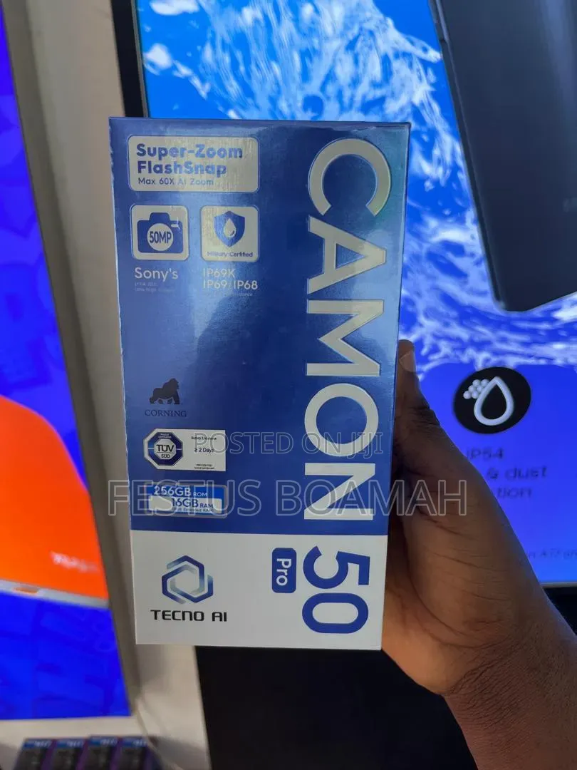 New Tecno Camon 50 256 GB