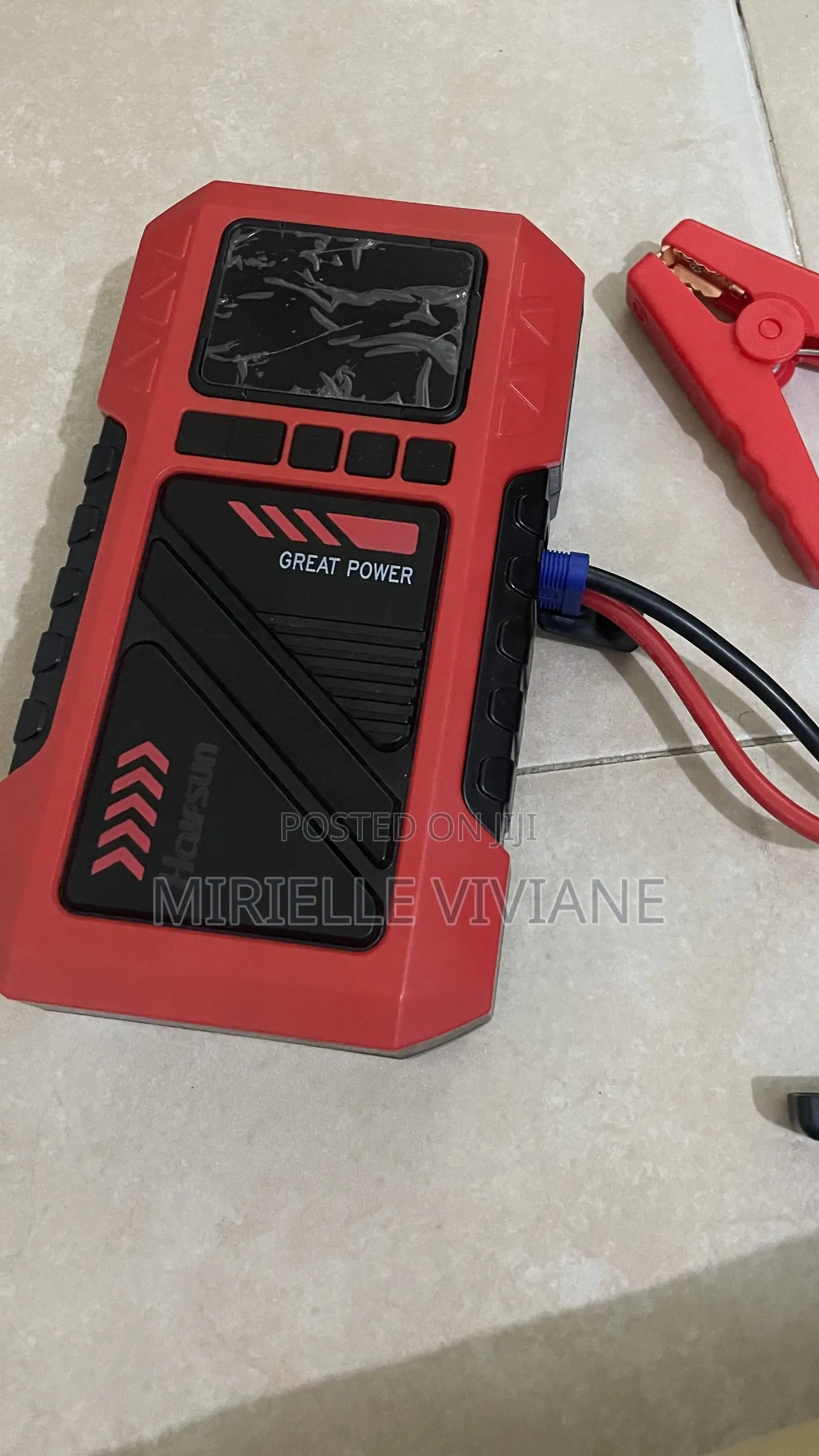 Car Jump Starter With Tyre Inflated