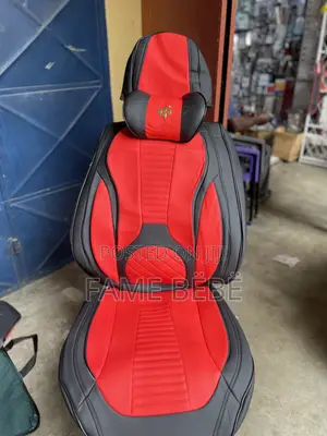 Premium Red Black Full Seat Cover Set