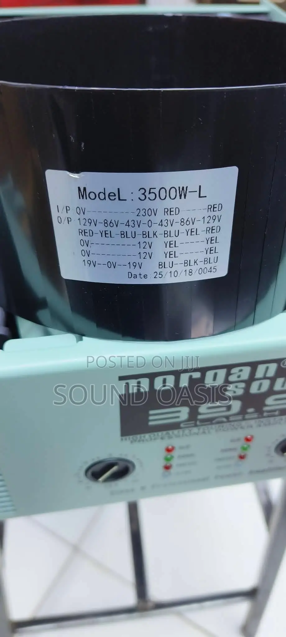 Morgan Sound 39.9 Class H Amplifier - Professional PA Power AMPLIFIER