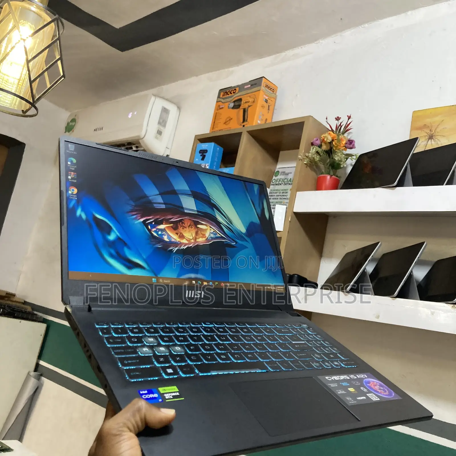 New Laptop MSI Cyborg 15 16GB Intel Core i7 SSD 1T