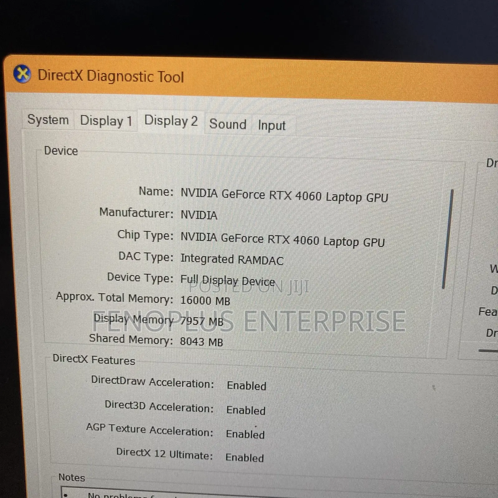 New Laptop MSI Cyborg 15 16GB Intel Core i7 SSD 1T