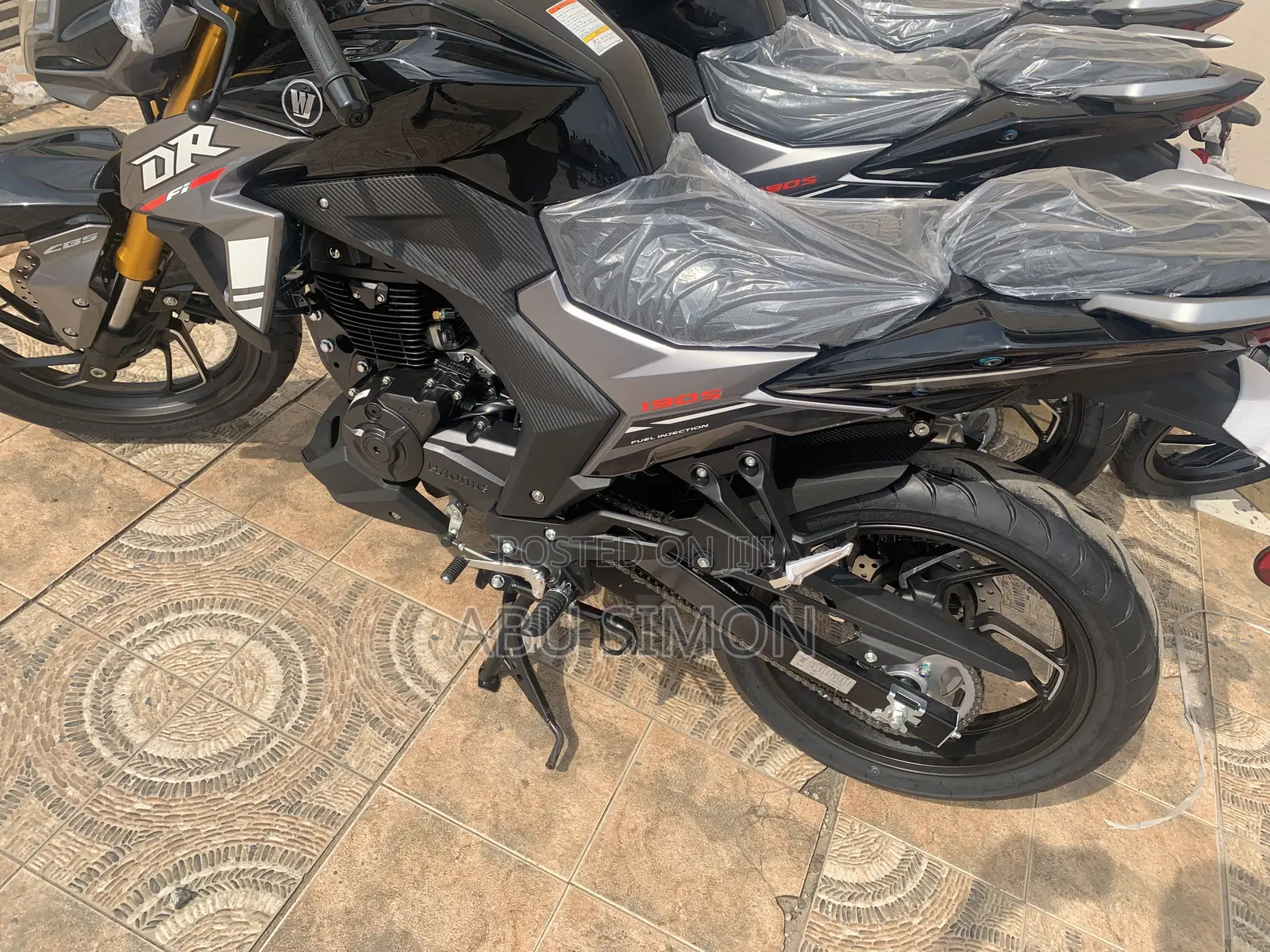 New Haojue DR190S 2026 Black