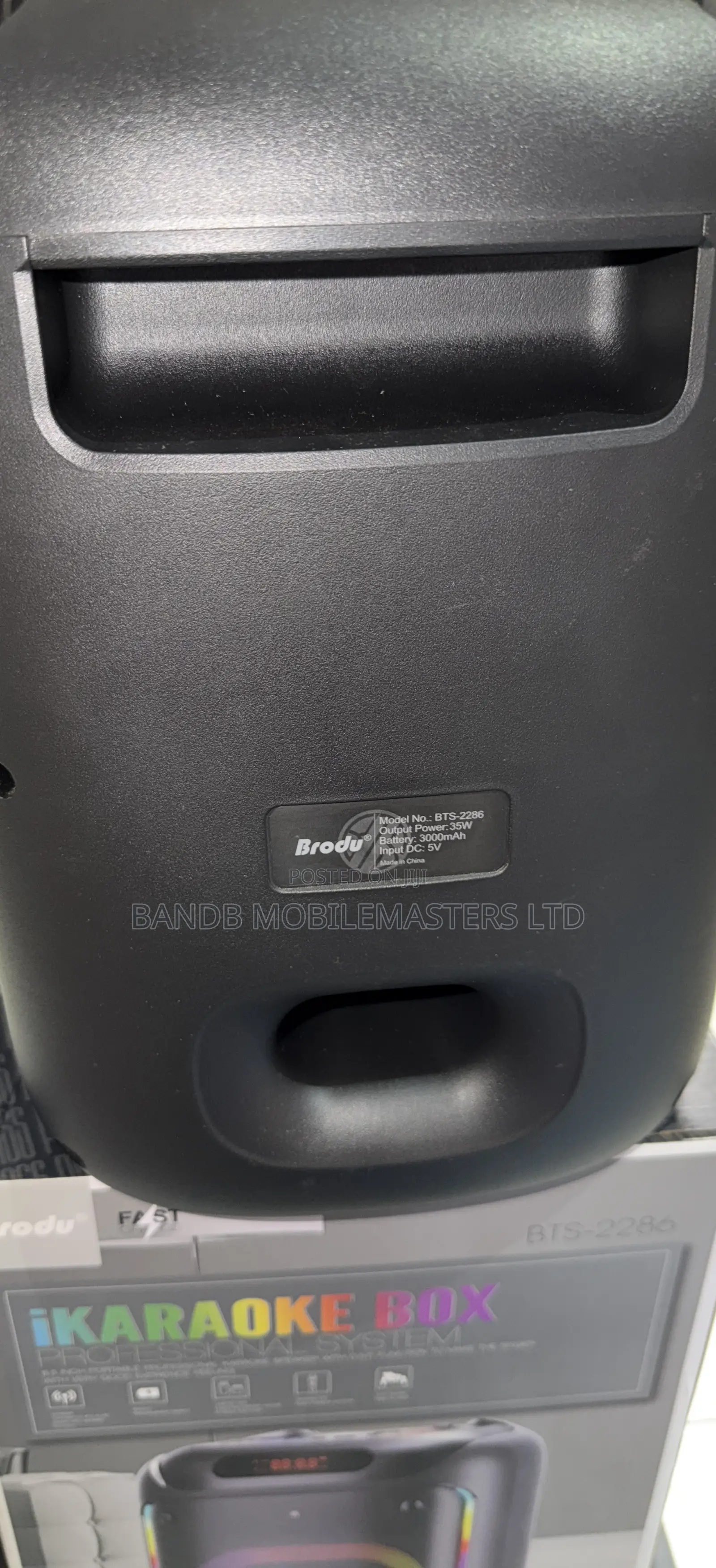 Brodu BTS-2286 Karaoke Speaker 6.5” – Wireless Microphone, RGB Lights