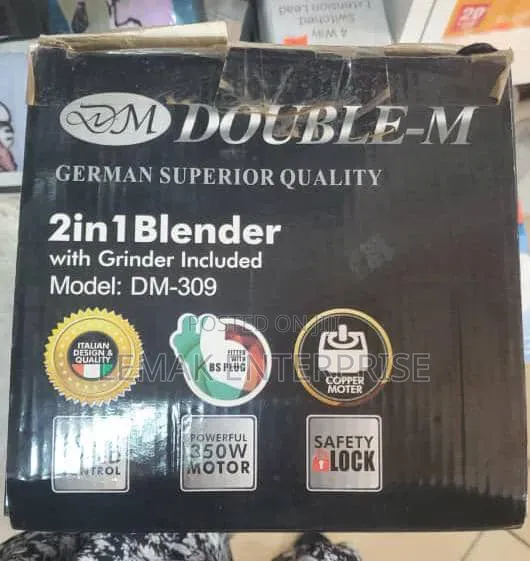 Double MM 2-in-1 Blender 350 Watt 1.5L Jar and Grinder