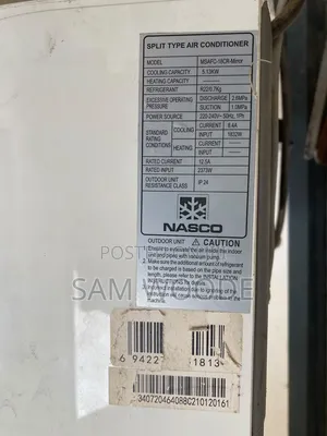 Nacso Mirror AC 1.5hp Msafc-18cr