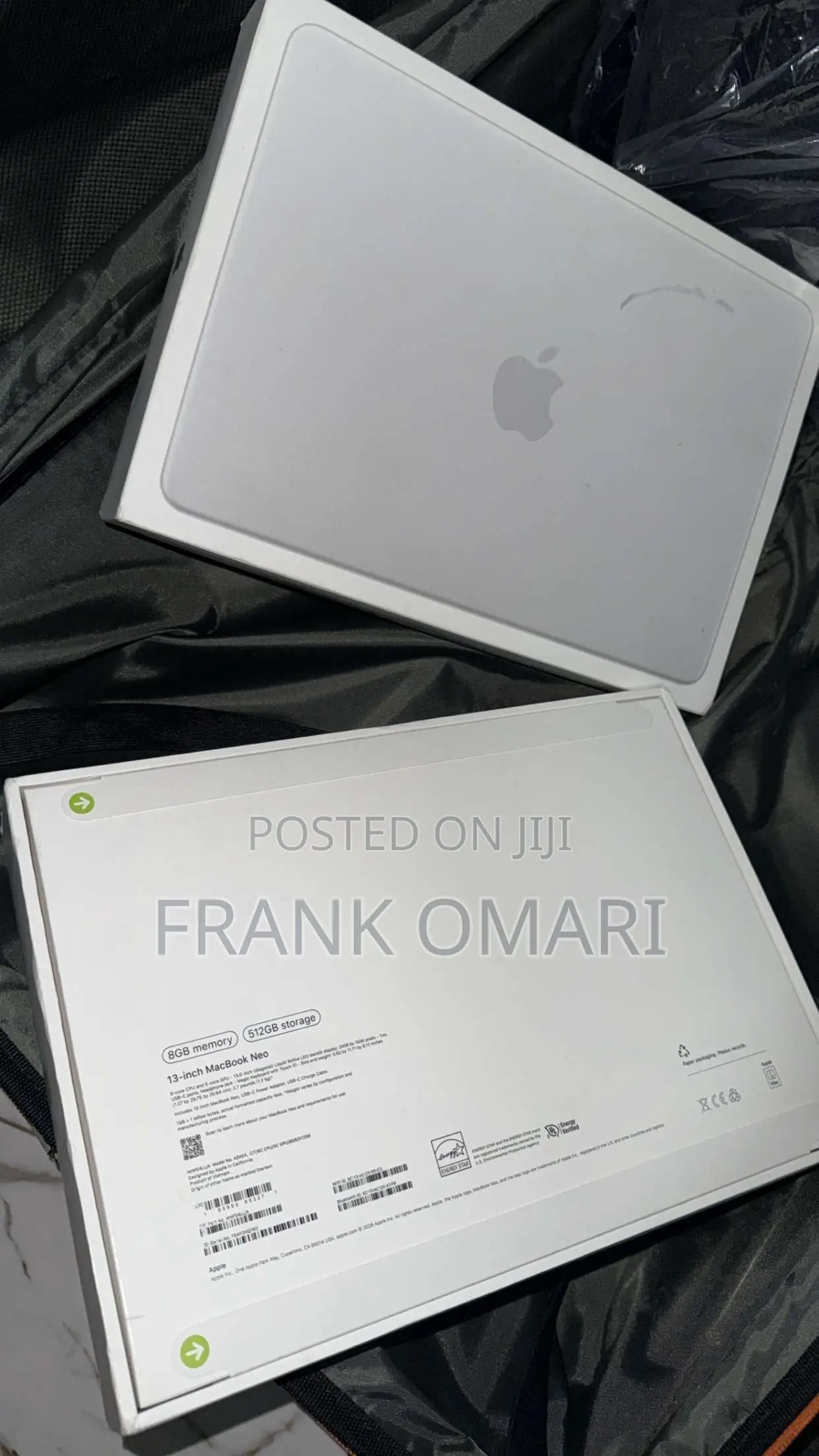 New Laptop Apple MacBook 8GB SSD 512GB