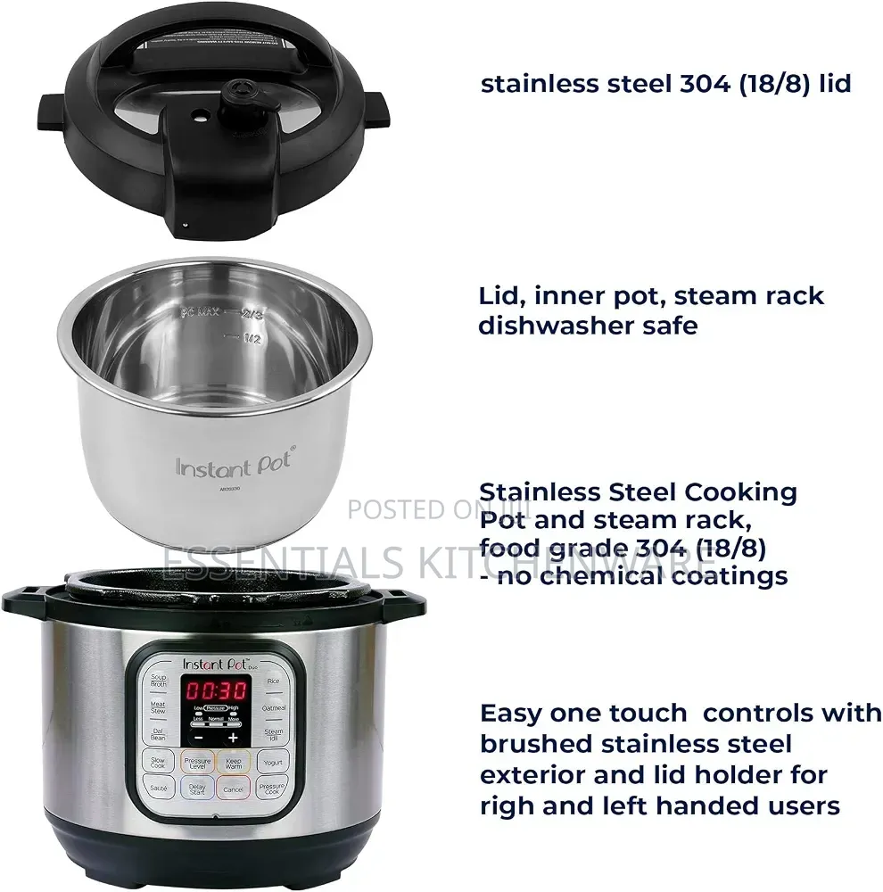 Instant Pot Duo 3L 7-in-1 Multi Pressure Cooker