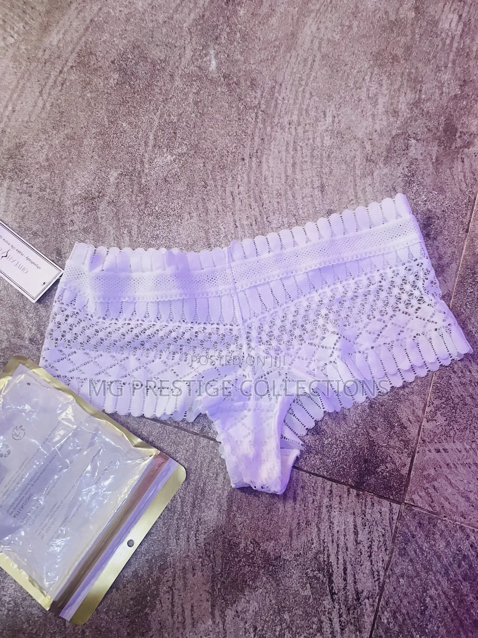 Brand New Ohyeahlady Women's White Lace Boxers / Pant