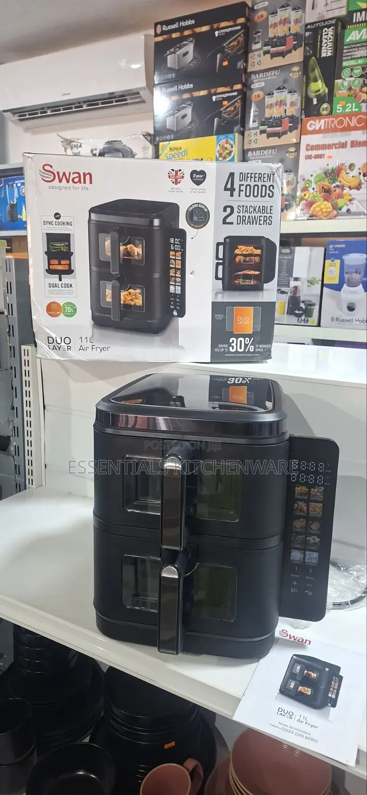 Swan 11 Double Stackable Air Fryer