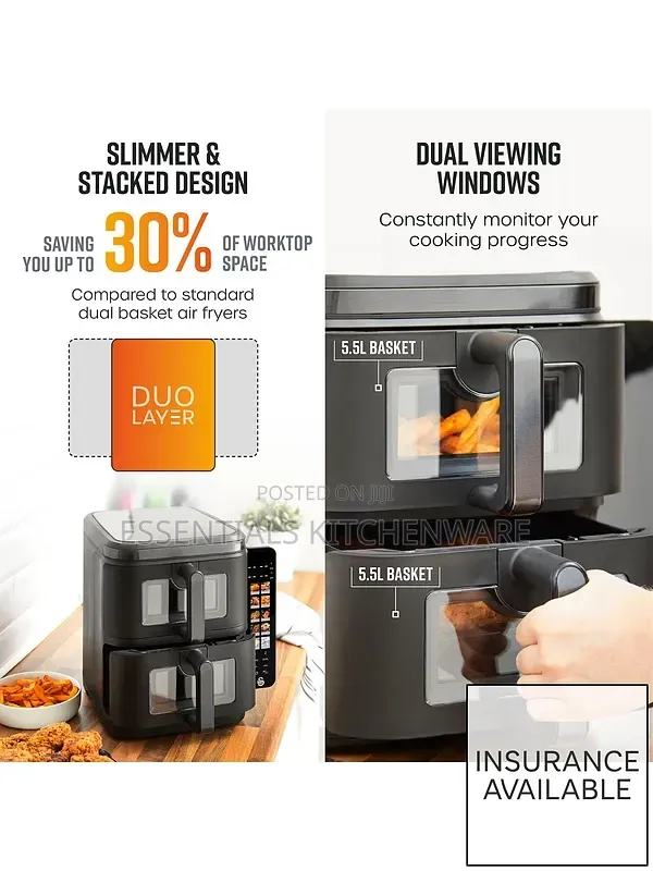 Swan 11 Double Stackable Air Fryer