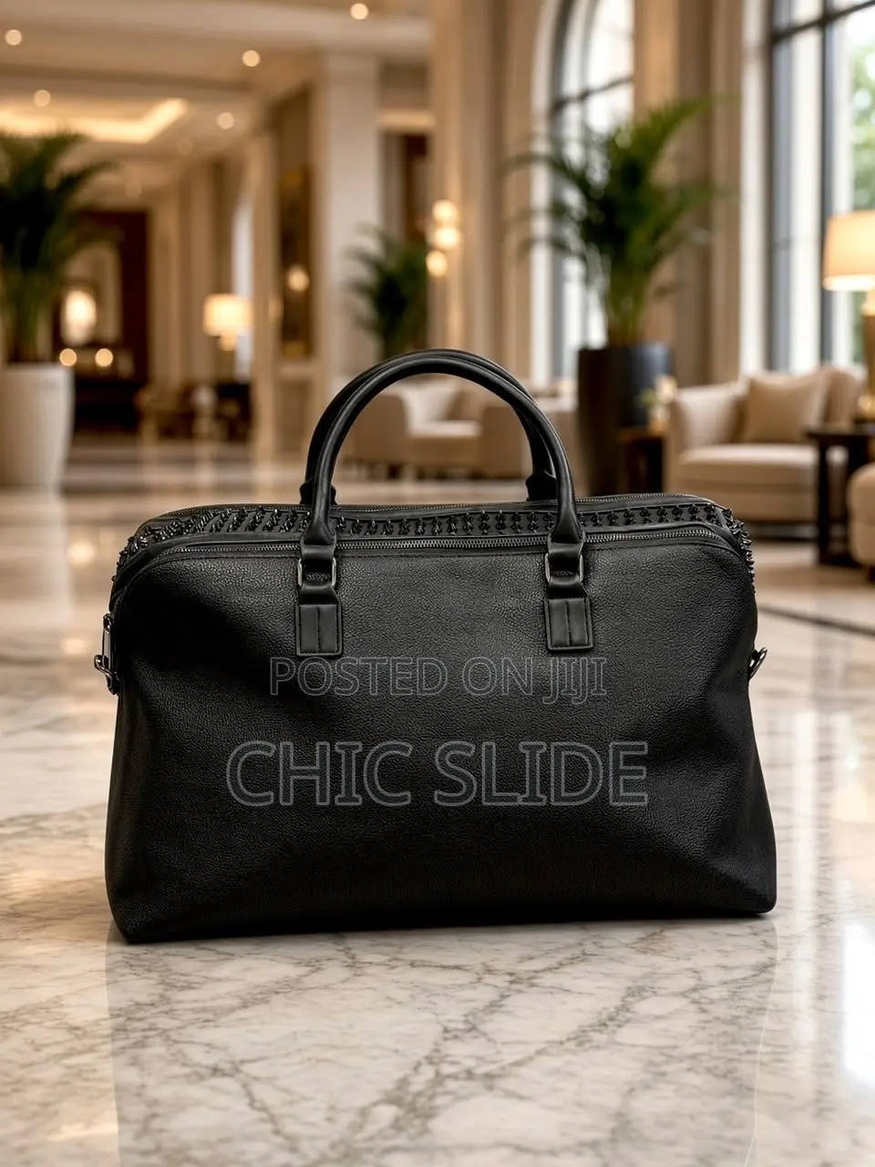 Solid Leather Duffle