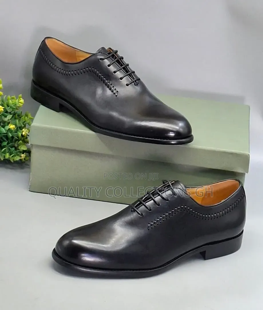 Leather Authentic Black Shoe