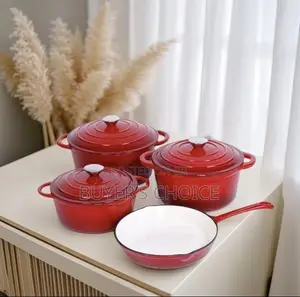 4 Set Cast Iron Pots