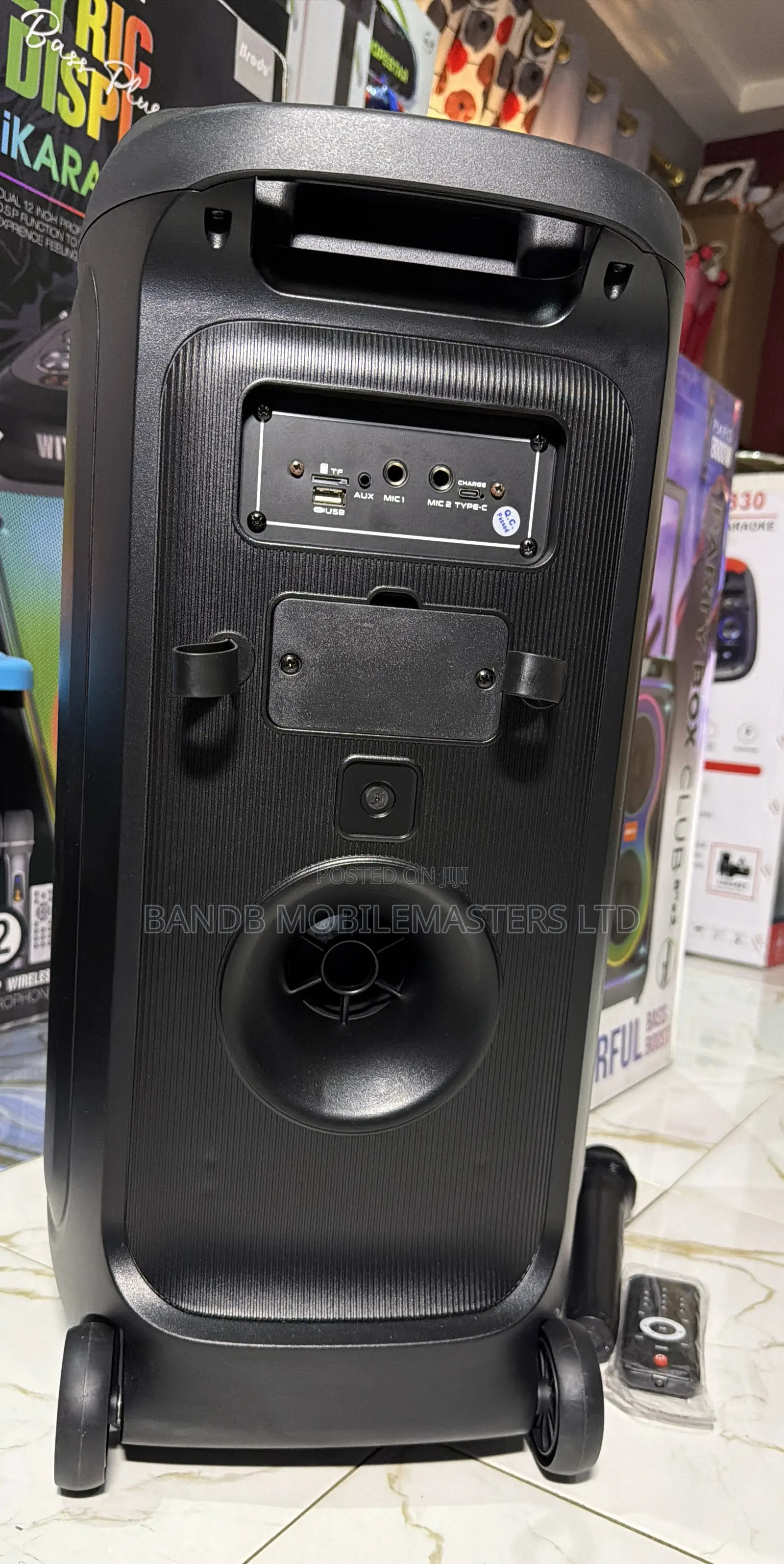 DIGIVOLT DG-L8201 Party Speaker 8”×2 – Bluetooth, Karaoke, RGB Lights