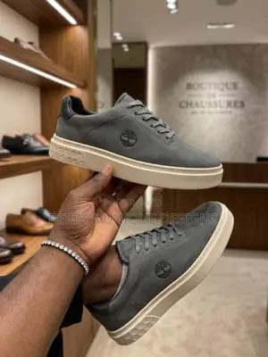 Timberland Maple Grove Urban Luxe Leather Low Sneakers – Slate Grey