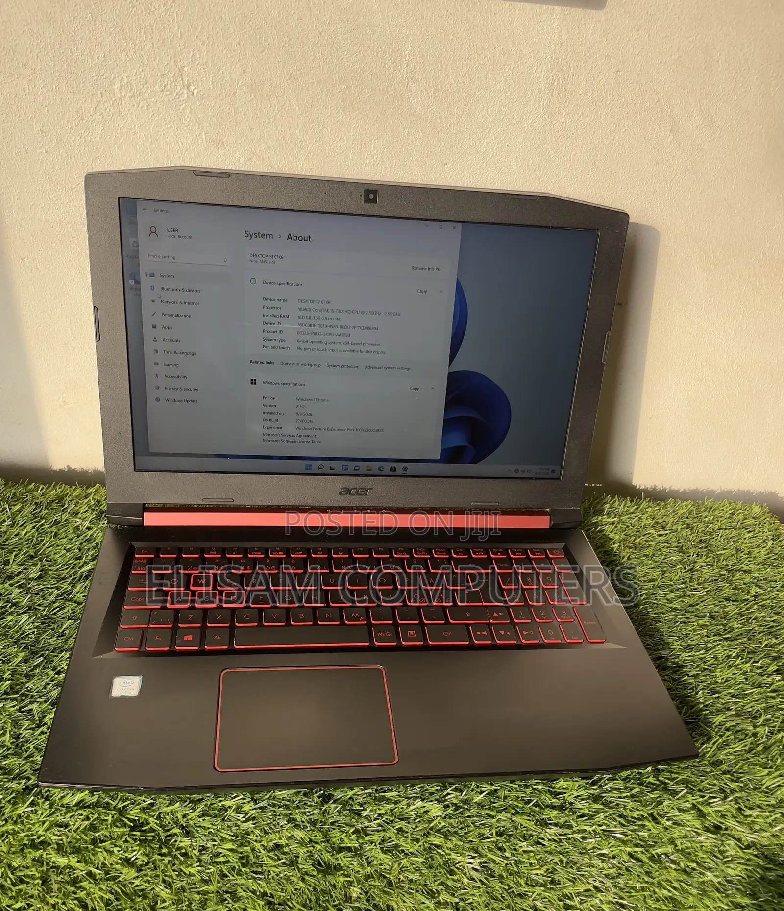 Laptop Acer 16GB Intel Core i5 SSD 512GB